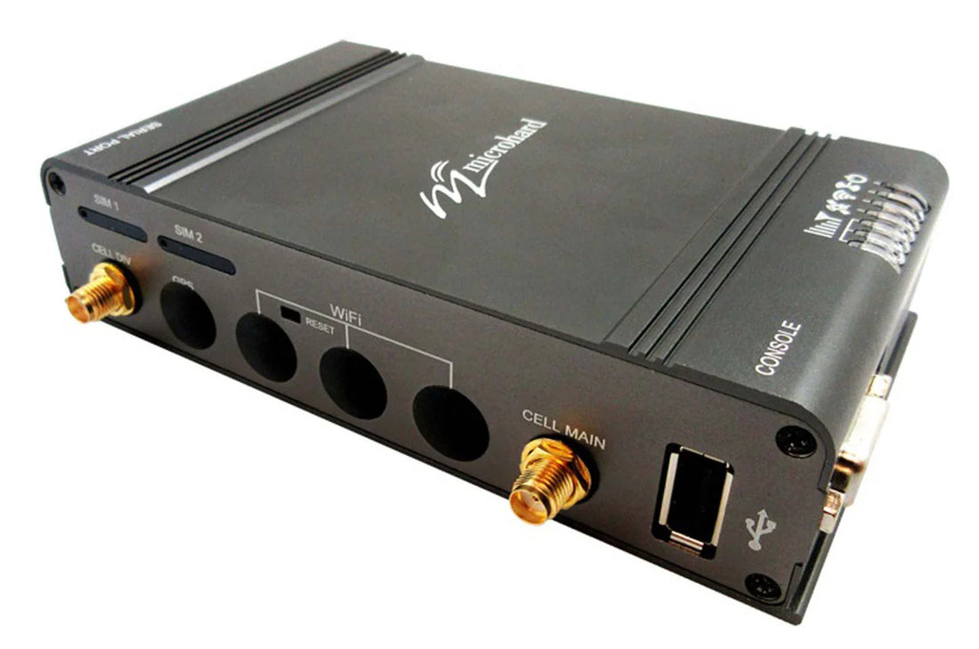 Microhard Systems BulletPlus AC-CAT12-BK-KIT - Includes AC Adapter and 2 x LTE Antennes